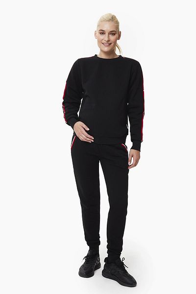 Style The Bump Σετ αθλητική φόρμα Silvia Black V2 - Λεπτομέρεια στήριξης κοιλιάς