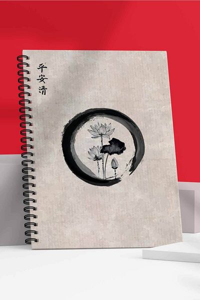 Apeirona | Limitless Art Notebook - Bullet Journal| Dotted| A5| Steel Spiral| 90 Sheets| Hard Cardboard Cover