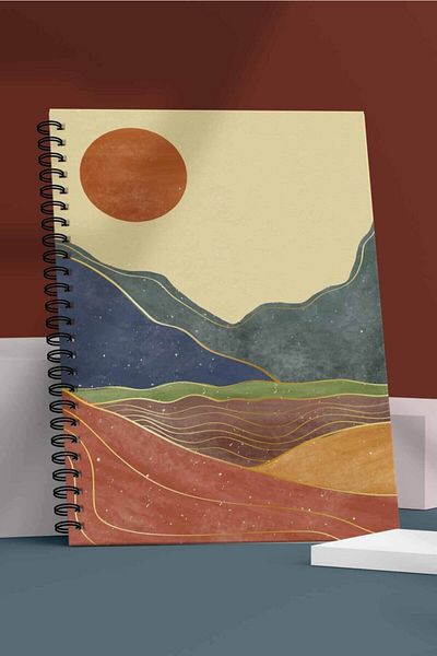 Apeirona | Limitless Art Notebook - Bullet Journal| Dotted| A5| Steel Spiral| 90 Sheets| Hard Cardboard Cover