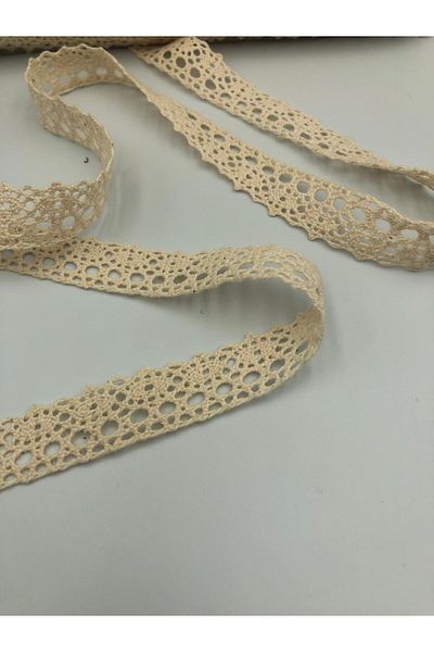 DUCK HOBY 5 metri panglică din dantelă de bumbac 1,7 cm Kopanaki Guipure