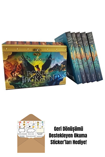 Doğan Egmont Percy Jackson 10. Yıl Özel Seti (5 Kitap Takım) + Okuma Sticker'ları