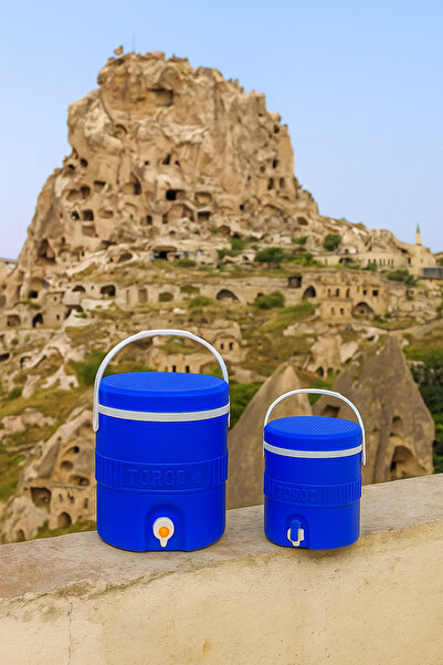 Metler Soğuk Su Termosu 19l 6l | Musluklu Piknik Termos Seti | 1. Kalite Kamp Ve Bahçe Termosu 2'li Set