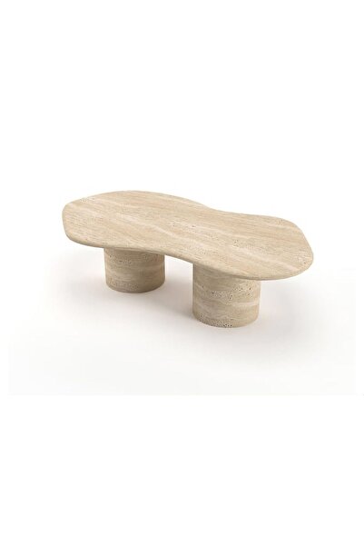 SİA ART DESİNG DOGAL TRAVERTEN ORTA SEHPA