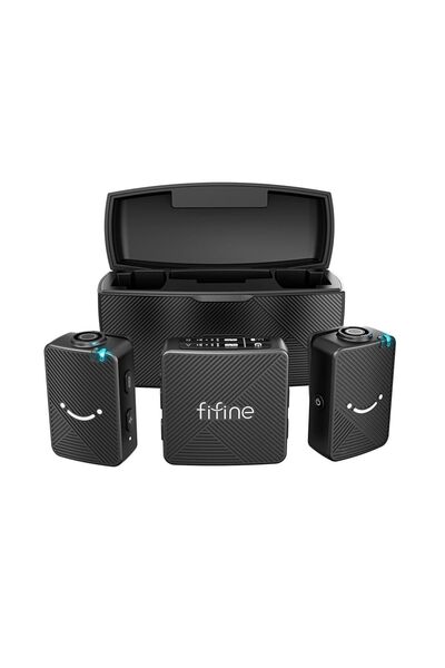 Fifine M9 - Kablosuz Yaka Mikrofon Seti