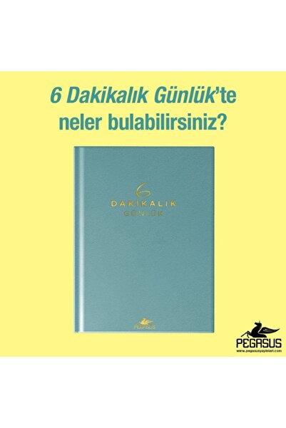 Pegasus Yayınları 6 Dakikalık Günlük (Ciltli) - Dominik Spenst