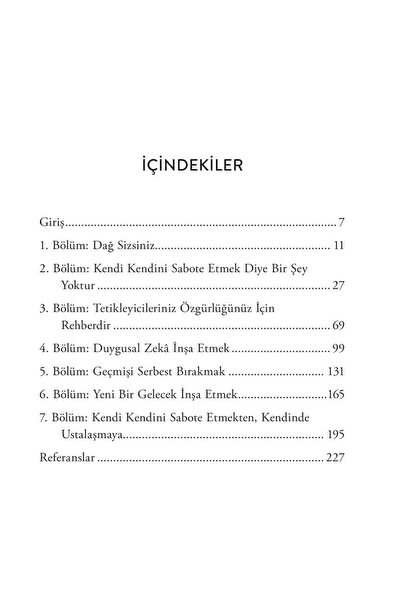 Pegasus Yayınları Dağ Sensin: Kendini Sabote Etmeyi Öz Hâkimiyete Dönüştürmek - Brianna Wiest