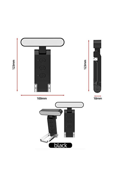 miraza Clip-on Reading Lamp, USB Charging, 6 Brightness Levels, 700 mAh Battery