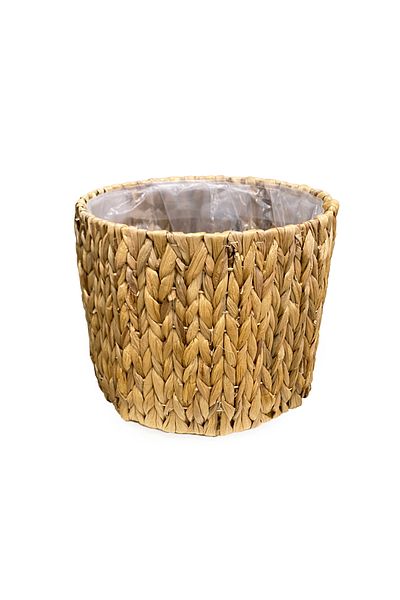 sever ithalat Natural Wicker Planter/Flower Basket – Decorative and Stylish Design with Waterproof Interior Coating