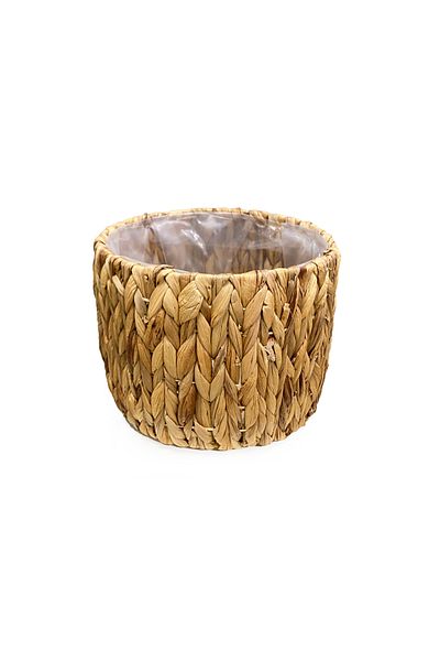 sever ithalat Natural Wicker Planter/Flower Basket – Decorative and Stylish Design with Waterproof Interior Coating