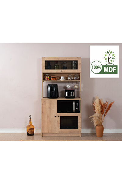 Castabal Home Vetra Tel Kahve Köşesi Dolabı ( Meşe )