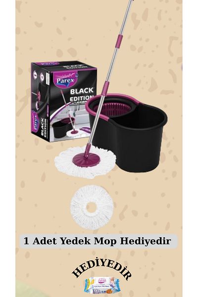 FOREVERSTORS Parex black edition cleaning set 1 piece spare mop gifted