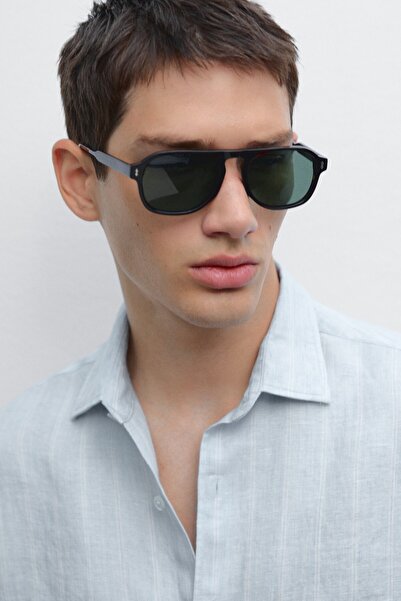 Massimo Dutti Regular fit çift çizgili gömlek