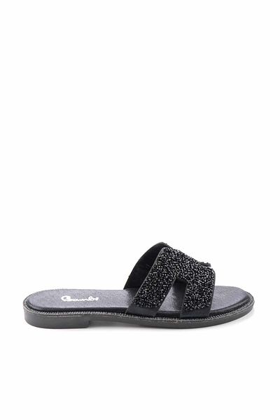 Bambi Black Women's Slippers K04913026287