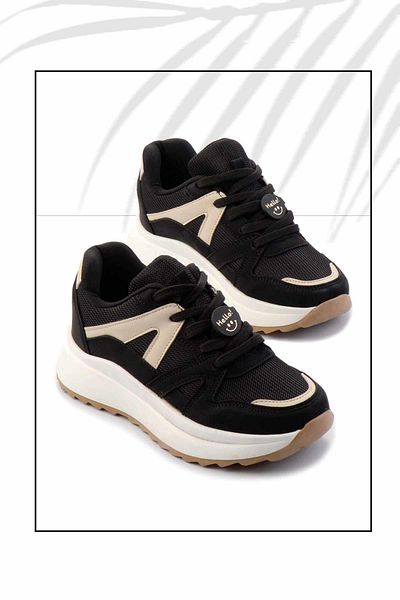 Bambi Black Mesh Women's Sneaker K01412600022