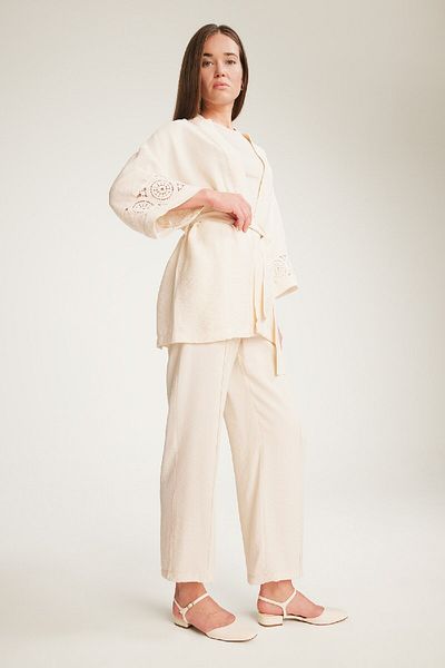 DeFacto Regular Fit Pocket Detailed Straight Leg Trousers F0984Ax25Sm
