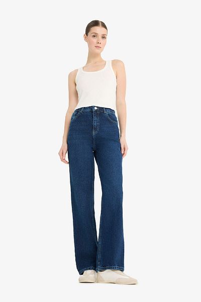 DeFacto 90er Jahre Jeans mit hoher Taille und weitem Bein – E4269ax25sp