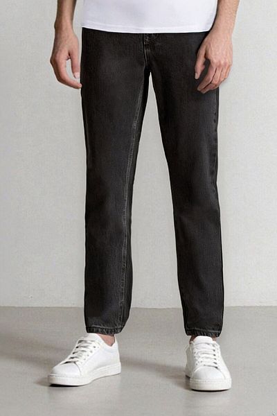DeFacto Slim Cropped Fit Jean Παντελόνι - Slim Fit Κανονική μέση στενό πόδι D8766ax24au