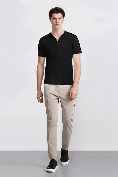 DeFacto Παντελόνι Jogger Gabardine - Ελαστική μέση, τσέπη Cargo και ελαστικό πόδι E1037ax24wn