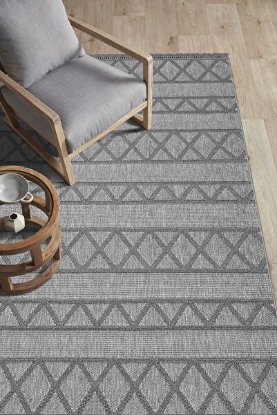 HBC Doha Koleksiyonu Yumuşak Dokulu Bukleli Gri Çocuk Odası Oturma Odası Salo...