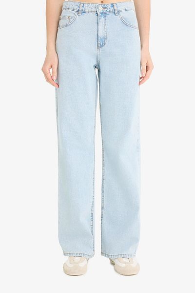DeFacto Pantaloni de jeans de damă albastru deschis E1701ax/nm39