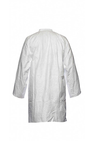 Tyvek 500 Labcoat PL30 Laboratory Coat with 3 Pockets Snap Fastener