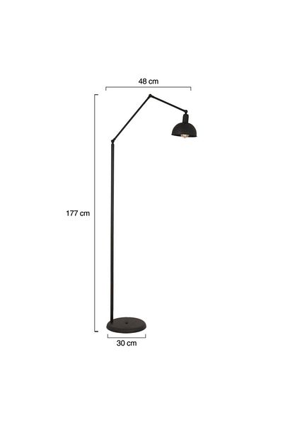 Apliqa Lampader HubRom, AKSU 3636-01-BL 30x177 cm 1xE27-60W Negru