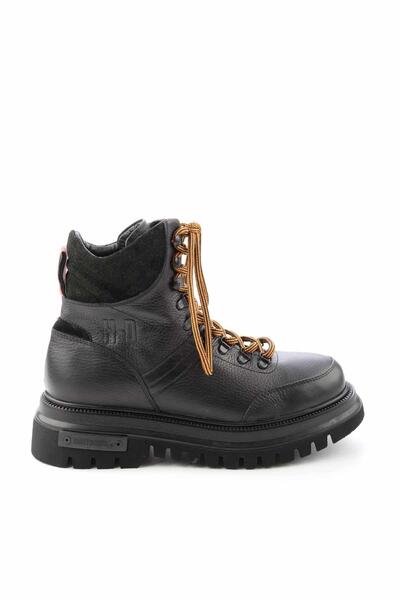 Harley Davidson Black Leather Erkek Bot & Bootie HD1777056403