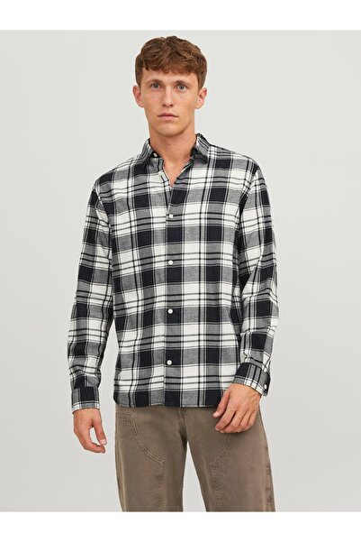 Jack & Jones Ανδρικό μακρυμάνικο μινιμαλιστικό πουκάμισο Jack&jones - Casual Style