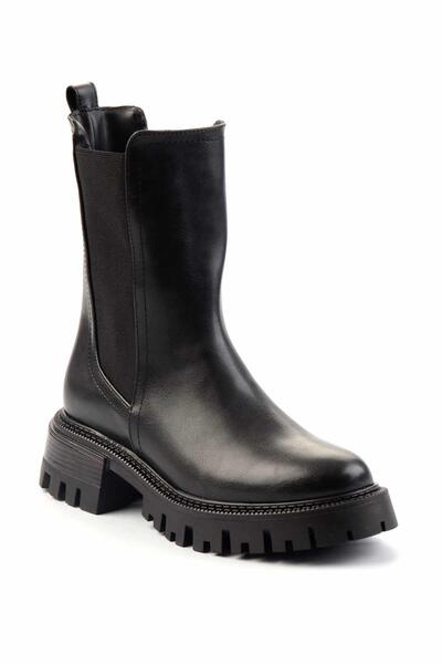 Bambi Siyah Kadın Bot & Bootie K02429151109