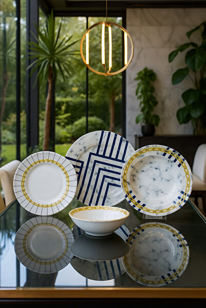 Davet 24 Parça Fine Bone Yemek Takımı - Özel Seri