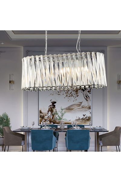 Apliqa Lustra Cristal HubRom, SAUCER 3963-80-CH 82x88 cm 6xE14-40W Crom