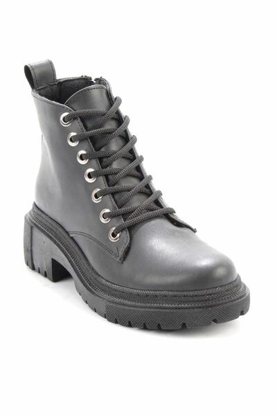 Bambi Siyah Kadın Bot & Bootie K02652100809