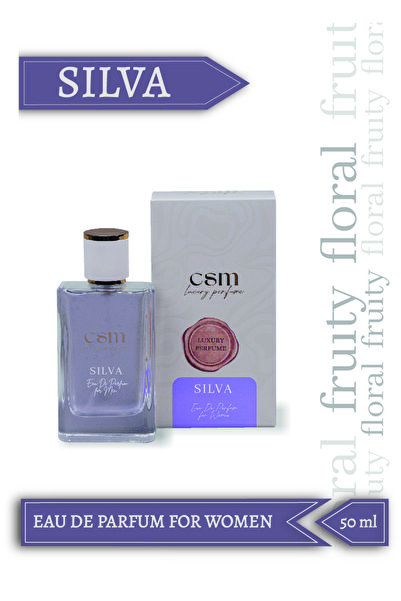 Cosmesa CSM Luxury Perfume Sılva Kadın Parfümü Edp 50ml- Ferah, Meyvemsi, Çiçeksi Ve Tatlı Koku
