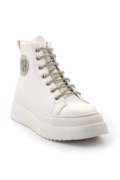 Bambi Beyaz Kadın Bot & Bootie K02763030309