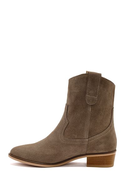 Derimod Mink Suede Women's Cowboy Boots - 24WFD 150510
