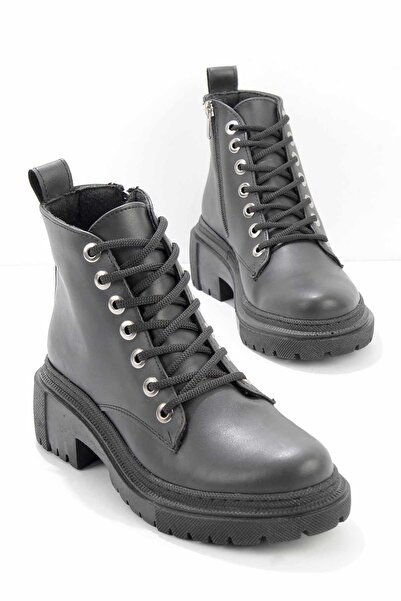 Bambi Siyah Kadın Bot & Bootie K02652100809