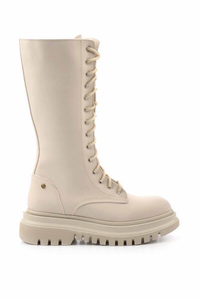 Bambi Bej Kadın Bot & Bootie K02538560509