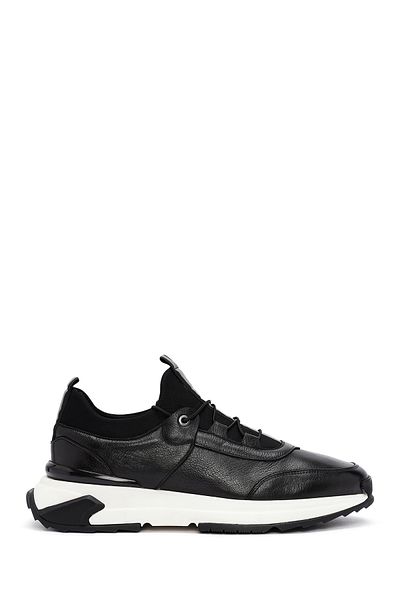 Derimod Men's Black Lace-Up Leather Casual Sneaker 24Wfd 722718