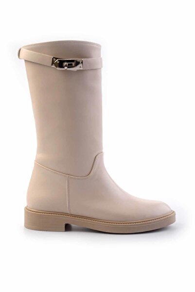 Bambi Μπεζ Γυναικείες Μπότες & Μποτάκια K02828222209