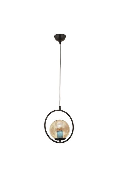 Apliqa Lustra HubRom, LUIS 3538-01-01-BL 25x74 cm 1xE27-60W Negru