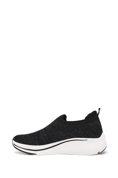 Derimod Zero Women's Black Thick Soled Fabric Sneaker 25Sfe49536F