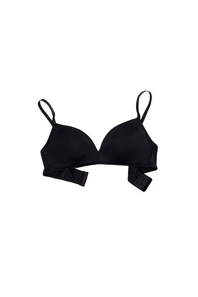 Cansoy Μαύρο σουτιέν χωρίς υποστήριξη Micro Fabric (700)