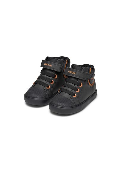 Geox Baby Boy Black B Gisli Nubuck Leather Boots B461Nc0Mefuc9279