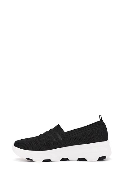 Derimod Zero Women's Black Fabric Casual Sneaker 25Sfe49526F
