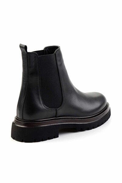 Bambi Siyah Leather Erkek Bot & Bootie E02304930143