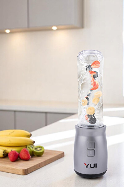 Yui M19 500w Kişisel Smoothie Blender Gri 1 Adet Yedek Şişe