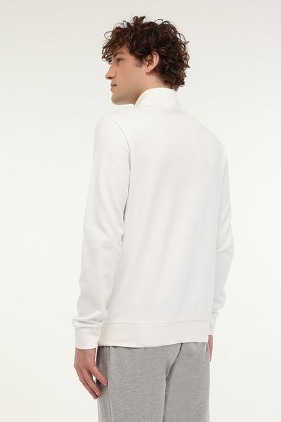 lumberjack Mb Bs47 Hzip Sw 5Fx Ecru Men's Sweatshirt