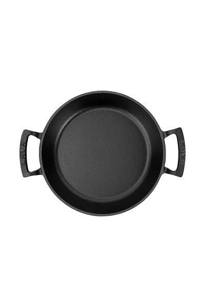 Lava Cast Round Sahan Cast Iron Solid Double Handle Diameter(Ø)24cm