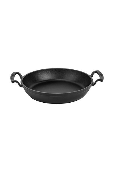 Lava Cast Round Sahan Cast Iron Solid Double Handle Diameter(Ø)24cm
