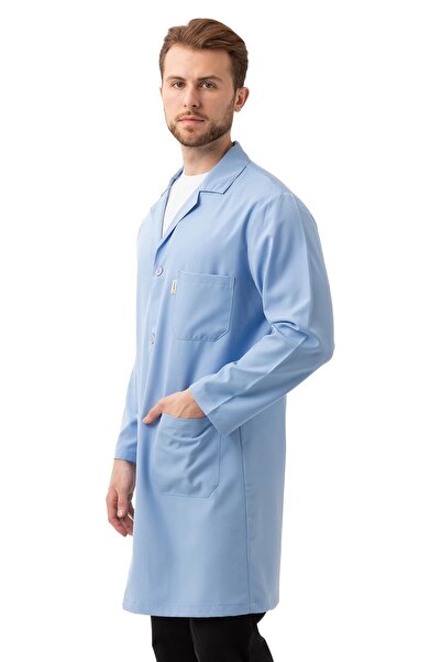 Kardelen İş Elbiseleri Vanessa Alpaca Fabric Classic Lapel Teacher Doctor Pharmacist Labratuvar Men's Work Apron Workwear